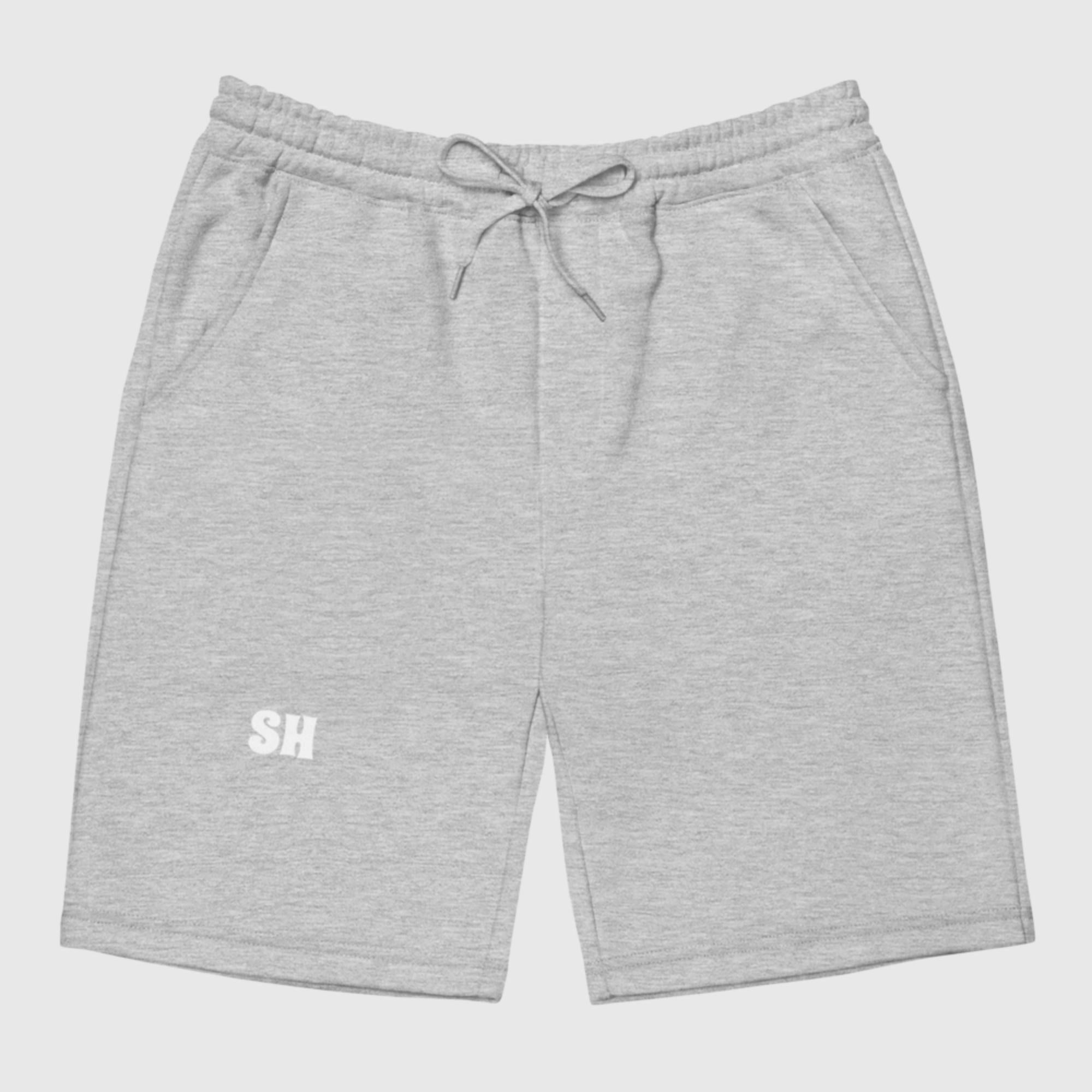 Men's fleece shorts - Grey - Sunset Harbor Clothing